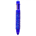 6 in 1 multicolor sequin retractable glitter ballpoint pens for office school supplies students children gift